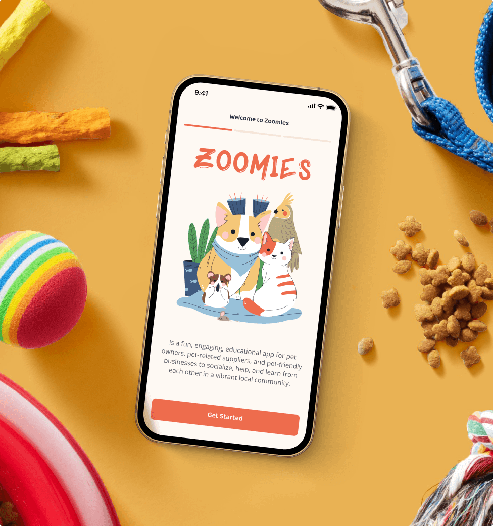 Zoomies Pet Social app